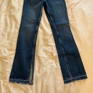 Free People Split Hem Jeans